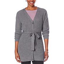 G by Giuliana Sweater Knit Button-Front Cardigan