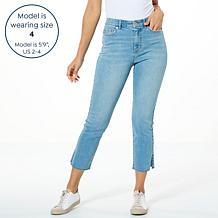 G by Giuliana The Straight Stretch Denim Twill Crop Jean