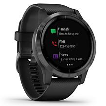 Garmin Vivoactive 4 GPS Smartwatch in Slate and Black