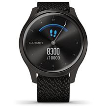 Garmin Vivomove Style Hybrid Smartwatch in Graphite and Black Pepper