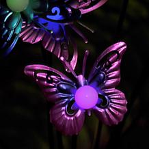 GB Home & Garden Flower or Butterfly Solar Stakes 2-pack
