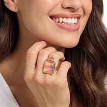 GemHues Bronze Sponge Coral Coastal Beach Landscape Ring