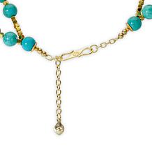 GemHues Santorini Two-Strand Multigemstone Beaded Necklace