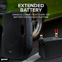 Gemini AS-08TOGO 8 Inch woofer Portable Powered Bluetooth Speaker