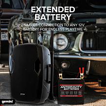 Gemini AS-15TOGO 15 Inch woofer Portable Powered Bluetooth Speaker