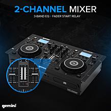 Gemini CDM-4000BT Dual CD USB Media Player with Bluetooth and Mixer