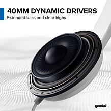 Gemini DJX-200 DJ Headphones - White