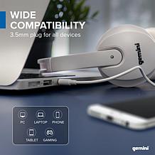 Gemini DJX-200 DJ Headphones - White