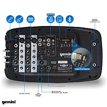 Gemini ES-210MXBLU-ST Portable PA System Pack
