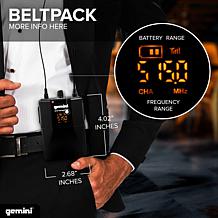 Gemini GMU-HSL100 UHF Wireless Headset Microphone System