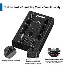 Gemini MM1 2 Channel Pocket Sized DJ Mixer