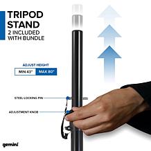 Gemini PA-SYS15 Dual 15 Inch Speaker PA Package