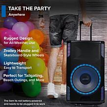 Gemini Sound GSP-L5500PK 15" Bluetooth DJ Speaker w/LED Lights & Mic