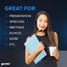 Gemini Sound UHF-6100HL-R2 Wireless UHF Headset/Lavalier Mic System