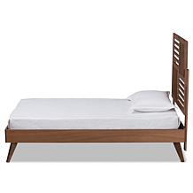 Gemma Walnut Brown Finished Wood Twin Size Platform Bed