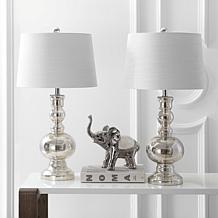 Genie 28.5" Glass LED Table Lamp Set of 2 by JONATHAN Y