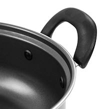 Gibson Everyday 11" Highberry Chicken Fryer with Lid in Grey