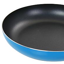 Gibson Home 10" Aluminum Frying Pan, Blue - 2 Piece