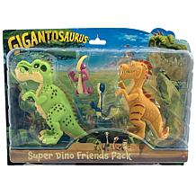 Gigantosaurus Super Dino Friends Pack - 4pk Dinosaur Toy Miniatures