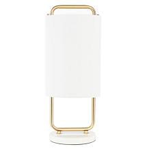 Giulia 21" Gold and White Table Lamp