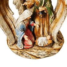 Glitzhome 10.75" Resin Nativity Angel