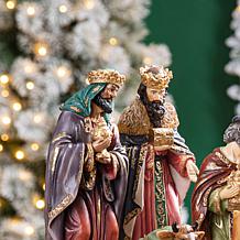 Glitzhome 12-pc Oversized Resin Nativity Figurine Set