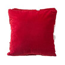 Glitzhome 14" Hooked 3D Snowman Pillow