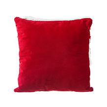 Glitzhome 14in. L Hooked 3D Santa Pillow