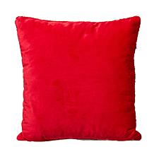 Glitzhome 14in L Hooked Christmas Cat Pillow