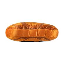 Glitzhome 15.5"L Fall and Halloween Fabric Double Sided Pumpkin Pillow