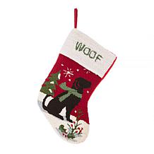 Glitzhome 2-pc Cat and Dog Hooked Stockings