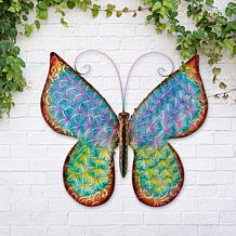 Glitzhome 20" Metal Butterfly Wall Décor