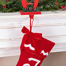 Glitzhome 21"L Hooked Stocking, JOY