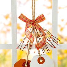 Glitzhome 24in. H Thanksgiving Wooden Give Thanks Door Hanger