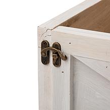 Glitzhome 26" Wooden Tree Collar