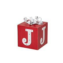 Glitzhome 32"H Lighted Wooden Block JOY Porch Sign