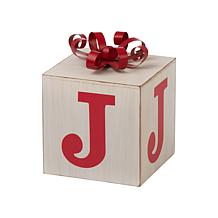 Glitzhome 32"H Wooden Block Wording JOY Porch Sign