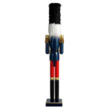 Glitzhome 36in. H Wooden Christmas Drummer Nutcracker