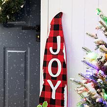 Glitzhome 42" Wooden Christmas Gnome Porch Sign