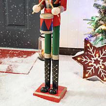 Glitzhome 42" Wooden Christmas Soldier Nutcracker