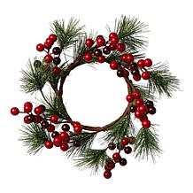 Glitzhome 42in H Wooden Home Porch Sign with 3 Changeable Wreathes.