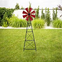 Glitzhome 44"H Metal Wind Spinner Yardstake