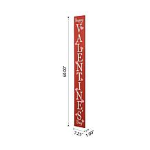 Glitzhome 60in H Happy Valentine's Day Porch Sign