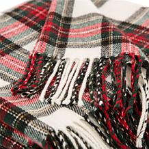 Glitzhome 60in L Acrylic Plaid Woven Throw