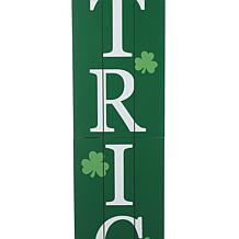 Glitzhome 60in L Wooden St. Patrick's Porch Sign