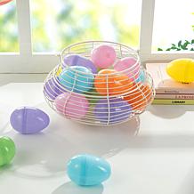 Glitzhome 60PK 3in H Easter Plastic Fillable Eggs in 6 Assorted Colors