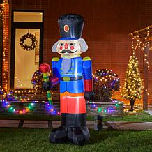 Glitzhome 8' Lighted Inflatable Soldier Décor