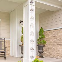 Glitzhome 8-Piece Faux Copper Butterfly Shaped Rain Chain