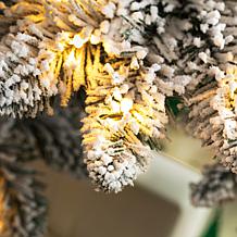 Glitzhome 9' Pre-Lit Artificial Spruce with 460 Lights