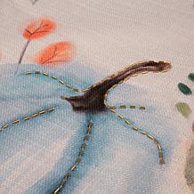 Glitzhome Faux Burlap Pumpkin Pillow Cover